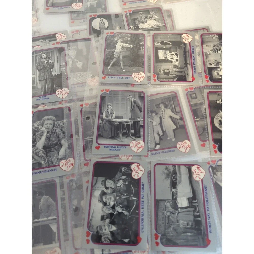 1991 Pacific I Love Lucy Silver Border Trading Card Set Of 80 Cards In Sleeve